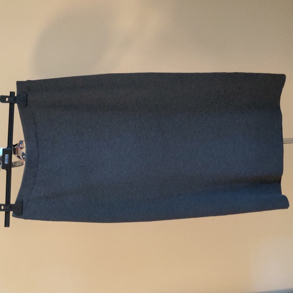 Eileen Fisher Gray Wool Pencil Skirt Small